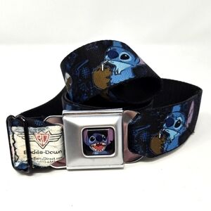 BUCKLE-DOWN DISNEY STITCH BLACK ADJUSTABLE BELT UNISEX LILO & STITCH MOVIE FUNKY